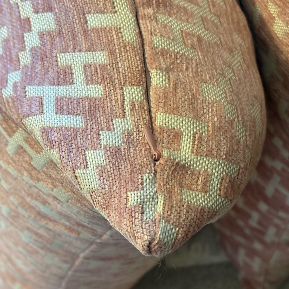 Aztec Patterned Pink Throw Pillows - Picture 4 of 5